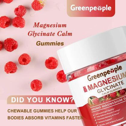 Magnesium Glycinate Calm Gummies 400mg | 60 counts